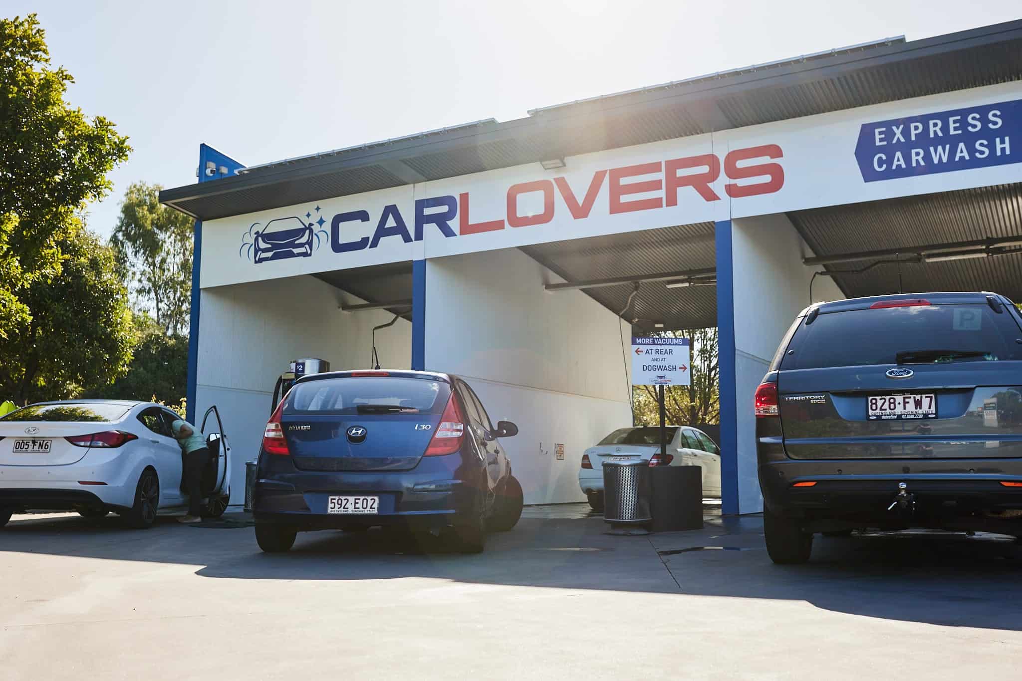 Car Lovers Clean Fleet receiving car wash